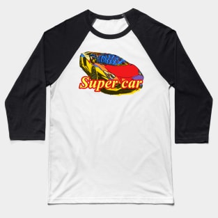 Supercar Baseball T-Shirt